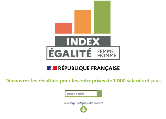 index égalité femmes/hommes