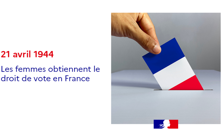  [#CeJourLà] Les femmes obtiennent le droit de vote en France.